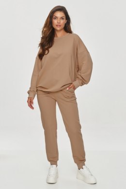 Spodnie Dresowe Model M858 Cappuccino - Makadamia - 34