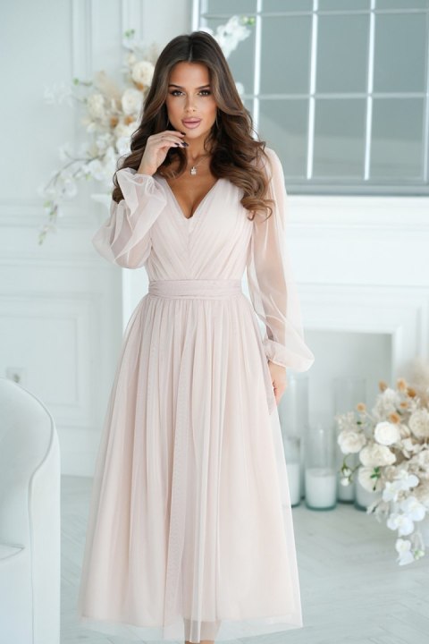 Sukienka Model 269-21 Beige - Bicotone - 36