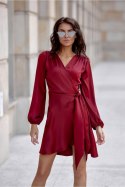 Sukienka Model Catlin BOR SUK0476 Bordo - Roco Fashion - 38