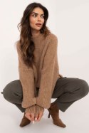 Sweter Damski Model TW-SW-BI-3565.69 Camel - Och Bella - uniwersalny Sweter Damski Model TW-SW-BI-3565.69 Camel - Och Bella - uniwersalny