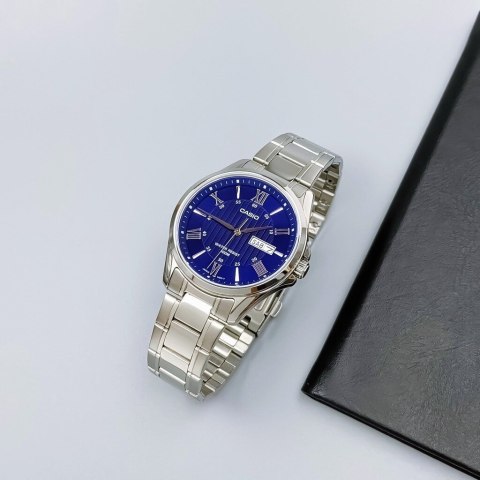 ZEGAREK MĘSKI CASIO MTP-1384D-2A + BOX ZEGAREK MĘSKI CASIO MTP-1384D-2A + BOX