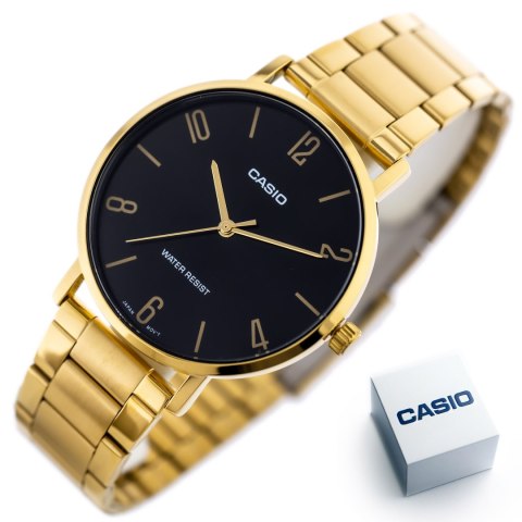 Zegarek Męski Casio MTP-VT01G-1B2 (zd215c) + BOX Zegarek Męski Casio MTP-VT01G-1B2 (zd215c) + BOX