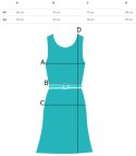 Gładka luźna wygodna sukienka tunika basic mini (Zielony)