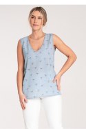 Bluzka Model M1076 Błękit - Figl - s