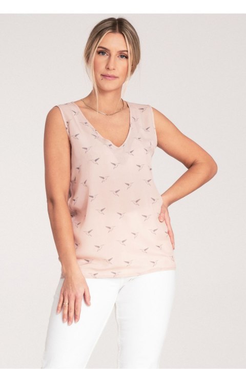 Bluzka Model M1076 Pink - Figl - s Bluzka Model M1076 Pink - Figl - s