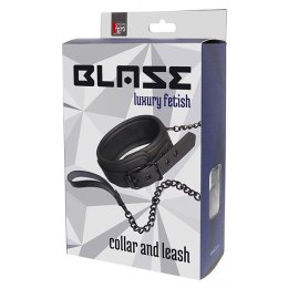 Dream Toys Blaze Collar And Leash obroża ze smyczą Black (P1)
