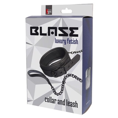 Dream Toys Blaze Collar And Leash obroża ze smyczą Black (P1) Dream Toys Blaze Collar And Leash obroża ze smyczą Black (P1)