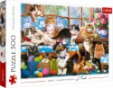 Puzzle Kocia Rodzina Koty 500 elementów Trefl 37425 Puzzle Kocia Rodzina Koty 500 elementów Trefl 37425