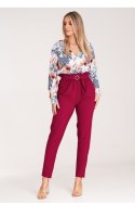 Spodnie Damskie Model M1072 Bordo - Figl - XL