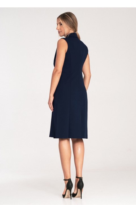 Sukienka Model M1067 Navy - Figl - L Sukienka Model M1067 Navy - Figl - L
