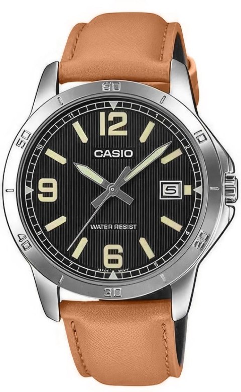 Zegarek Męski Casio MTP-V004L-1B2UDF + BOX Zegarek Męski Casio MTP-V004L-1B2UDF + BOX