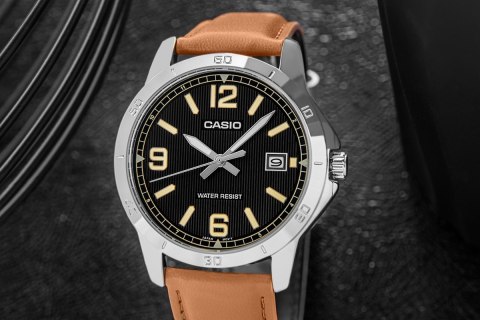 Zegarek Męski Casio MTP-V004L-1B2UDF + BOX Zegarek Męski Casio MTP-V004L-1B2UDF + BOX