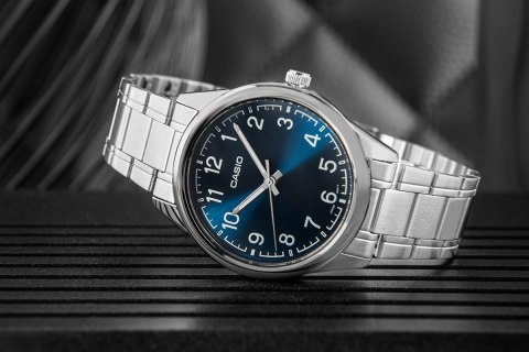 Zegarek Męski Casio MTP-V005D-2B4UDF + BOX Zegarek Męski Casio MTP-V005D-2B4UDF + BOX