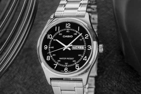 Zegarek Męski Casio MTP-V006D-1B2UDF + BOX Zegarek Męski Casio MTP-V006D-1B2UDF + BOX