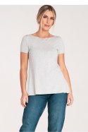 Bluzka Model M1051 Light Grey - Figl - L