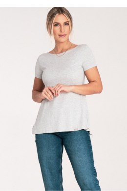 Bluzka Model M1051 Light Grey - Figl - L