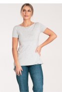 Bluzka Model M1051 Light Grey - Figl - L