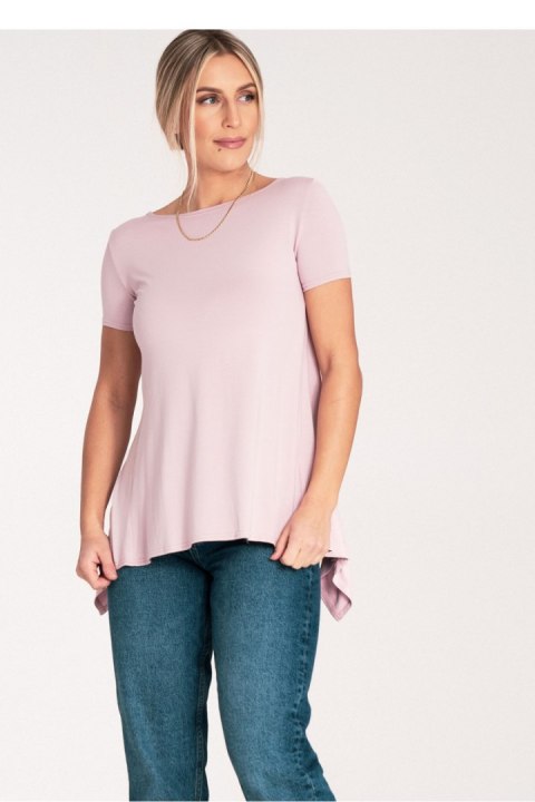 Bluzka Model M1051 Pink - Figl - L Bluzka Model M1051 Pink - Figl - L