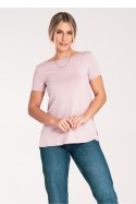 Bluzka Model M1051 Pink - Figl - L Bluzka Model M1051 Pink - Figl - L