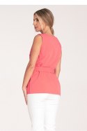 Bluzka Model M1071 Coral - Figl - L Bluzka Model M1071 Coral - Figl - L