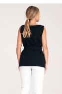 Bluzka Model M1071 Navy - Figl - L Bluzka Model M1071 Navy - Figl - L