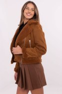 Kurtka Damska Model MI-KR-21848.71 Light Brown - Italy Moda - M Kurtka Damska Model MI-KR-21848.71 Light Brown - Italy Moda - M