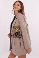 Marynarka Model DHJ-MA-A8767.57P Dark Beige - Italy Moda - uniwersalny Marynarka Model DHJ-MA-A8767.57P Dark Beige - Italy Moda - uniwersalny