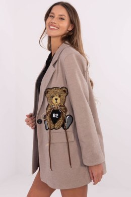 Marynarka Model DHJ-MA-A8767.57P Dark Beige - Italy Moda - uniwersalny