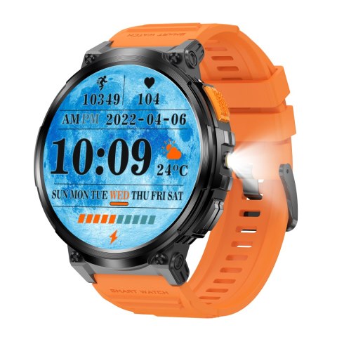 SMARTWATCH MĘSKI GRAVITY GT23-3 - LATARKA, DODATKOWY PASEK (sg031c) SMARTWATCH MĘSKI GRAVITY GT23-3 - LATARKA, DODATKOWY PASEK (sg031c)