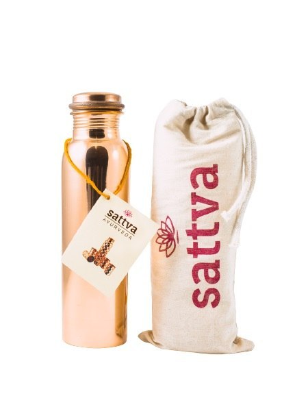 Sattva Butelka miedziana Plain 650ml (P1) Sattva Butelka miedziana Plain 650ml (P1)