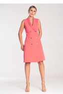 Sukienka Model M1067 Coral - Figl - L Sukienka Model M1067 Coral - Figl - L
