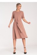 Sukienka Model M1069 Beige - Figl - s Sukienka Model M1069 Beige - Figl - s