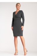 Sukienka Model M1078 Grey - Figl - M Sukienka Model M1078 Grey - Figl - M