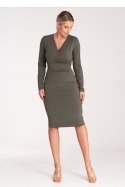 Sukienka Model M1078 Olive - Figl - L Sukienka Model M1078 Olive - Figl - L