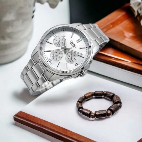 ZEGAREK MĘSKI CASIO MTP-1375D-7A + BOX ZEGAREK MĘSKI CASIO MTP-1375D-7A + BOX