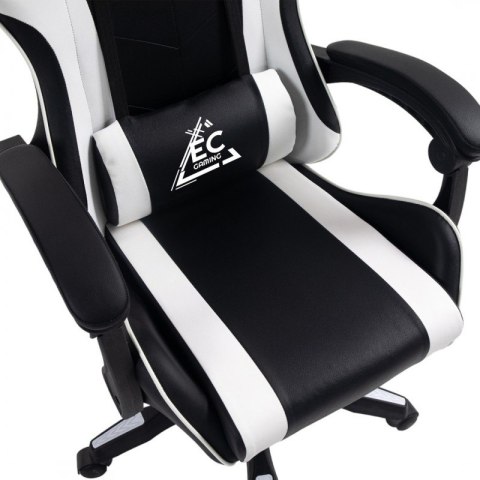 Fotel gamingowy obrotowy z podnóżkiem EC GAMING masażer KO24B Fotel gamingowy obrotowy z podnóżkiem EC GAMING masażer KO24B