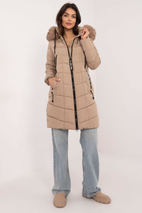 Kurtka Damska Model SK-KR-HH-2402.38 Beige - Factory Price - XL Kurtka Damska Model SK-KR-HH-2402.38 Beige - Factory Price - XL