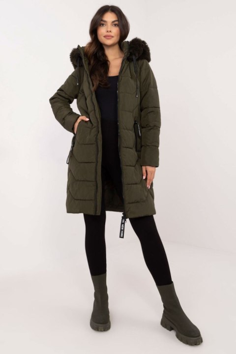 Kurtka Damska Model SK-KR-HH-2408.55P khaki - Factory Price - M