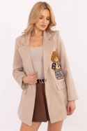 Marynarka Model DHJ-MA-A8767-1.01X Dark Beige - Italy Moda - uniwersalny Marynarka Model DHJ-MA-A8767-1.01X Dark Beige - Italy Moda - uniwersalny