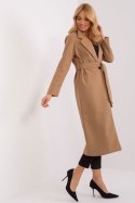 Płaszcz Damski Model TW-PL-BI-5312-1.31 Camel - Och Bella - S Płaszcz Damski Model TW-PL-BI-5312-1.31 Camel - Och Bella - S