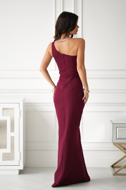 Sukienka Model 321-10 Bordo - Bicotone - 38 Sukienka Model 321-10 Bordo - Bicotone - 38
