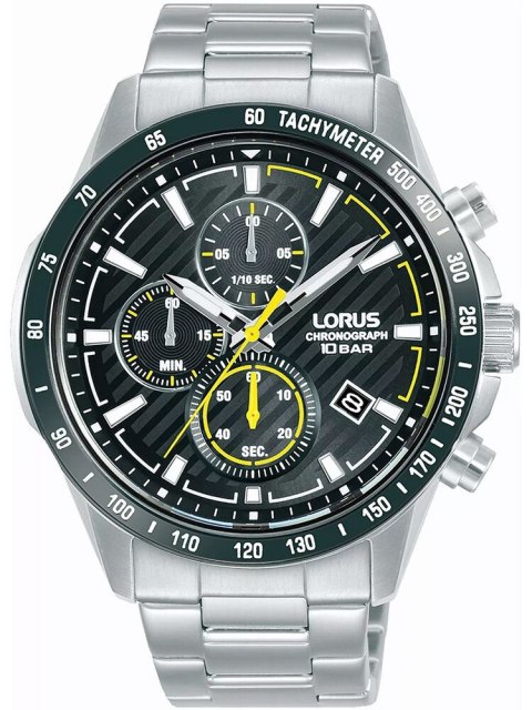 Zegarek Męski Lorus Chronograph 45 mm RM397HX9 + BOX Zegarek Męski Lorus Chronograph 45 mm RM397HX9 + BOX
