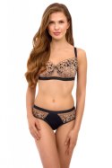 Biustonosz Soft Model 2512 Beige/Black - Lupo Line - 80K Biustonosz Soft Model 2512 Beige/Black - Lupo Line - 80K