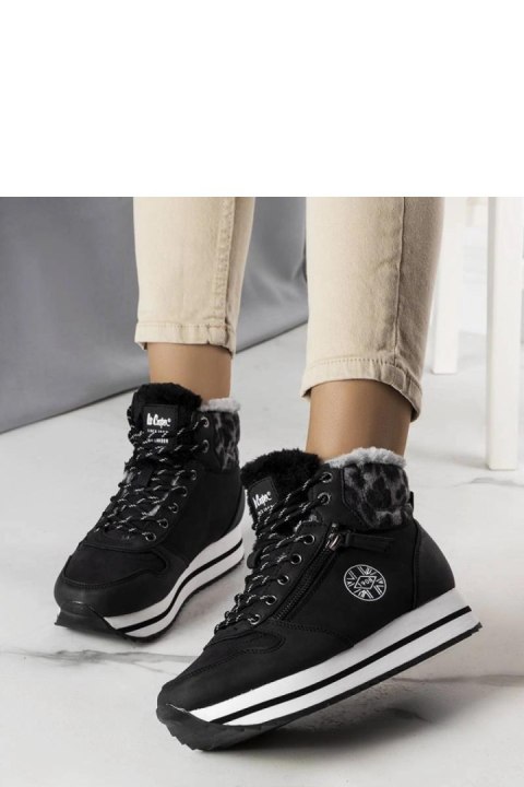Czarne ocieplane botki LCJ-22-31-1448L Lee Cooper - Solea - 38 Czarne ocieplane botki LCJ-22-31-1448L Lee Cooper - Solea - 38