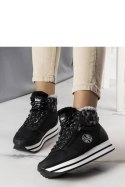 Czarne ocieplane botki LCJ-22-31-1448L Lee Cooper - Solea - 40