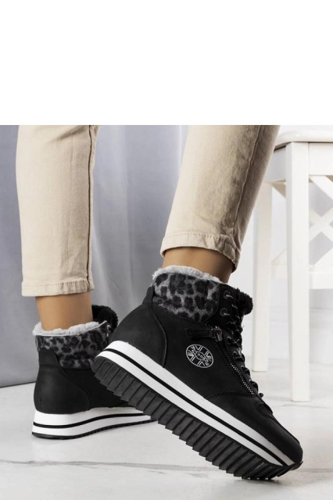 Czarne ocieplane botki LCJ-22-31-1448L Lee Cooper - Solea - 40 Czarne ocieplane botki LCJ-22-31-1448L Lee Cooper - Solea - 40