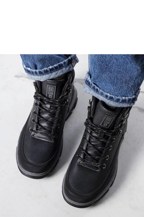Czarne trapery Big Star KK274222 BLACK - Solea - 37 Czarne trapery Big Star KK274222 BLACK - Solea - 37