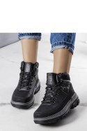 Czarne trapery Big Star KK274222 BLACK - Solea - 37