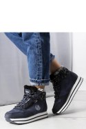 Granatowe botki LCJ-22-31-1450L Lee Cooper - Solea - 40