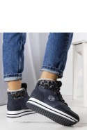 Granatowe botki LCJ-22-31-1450L Lee Cooper - Solea - 40